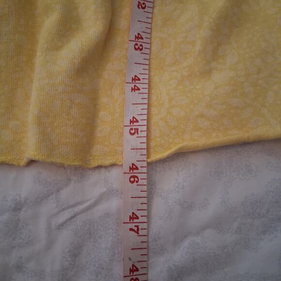 Fresh Produce Yellow Floral 100%Cotton Midi Dress Sleeveless Medium Cottagecore - Picture 5 of 7